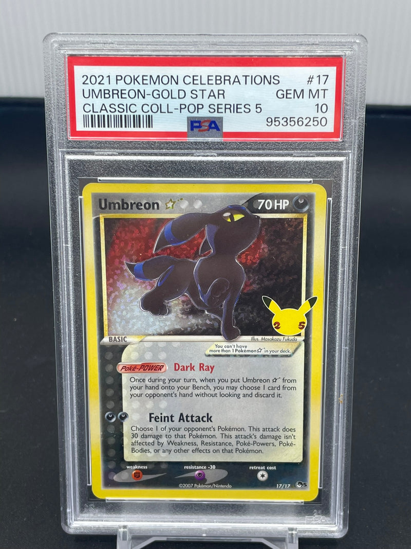 POKEMON - CLASSIC COLLECTION - UMBREON GOLD STAR - HOLO -