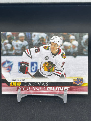 2022 UPPER DECK SERIES ONE - UD CANVAS - YOUNG GUNS - J. GALVAS - #C104 - RC