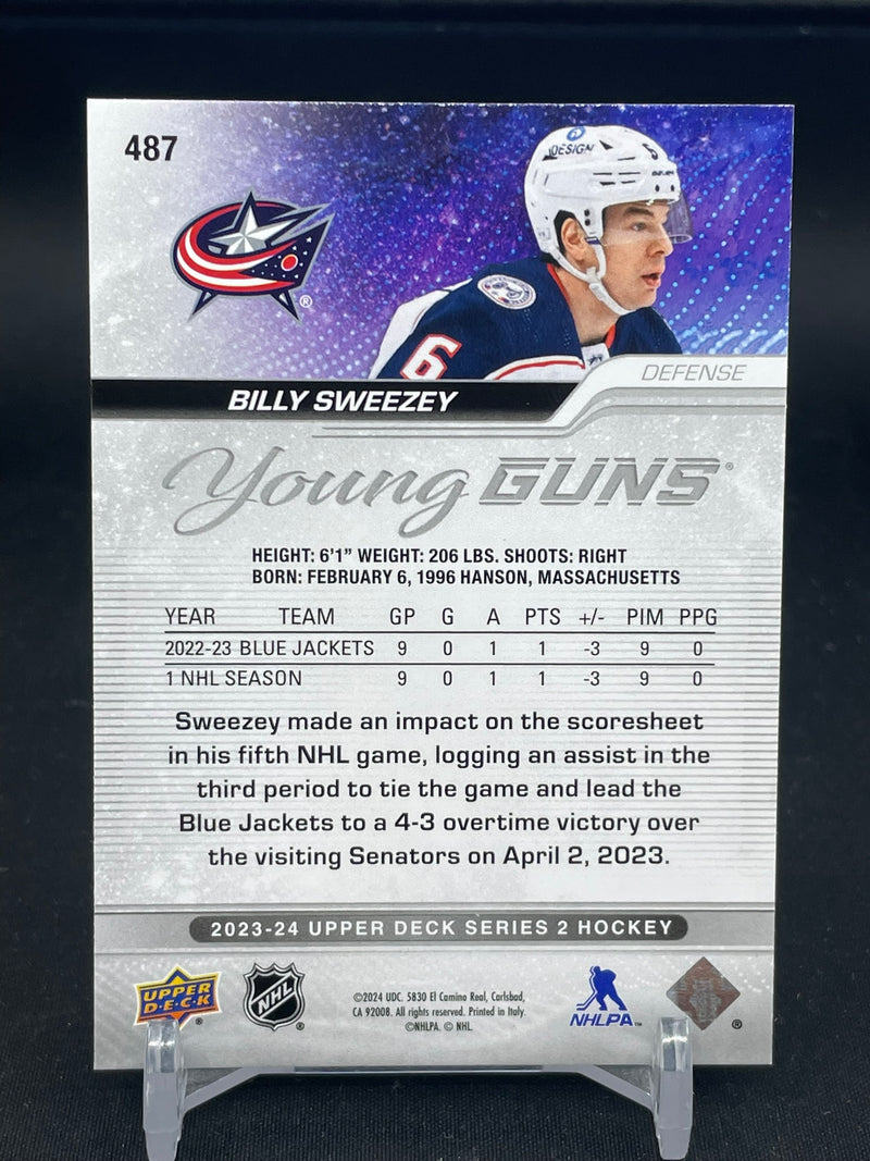 2023 UPPER DECK SERIES TWO - YOUNG GUNS - B. SWEEZEY -