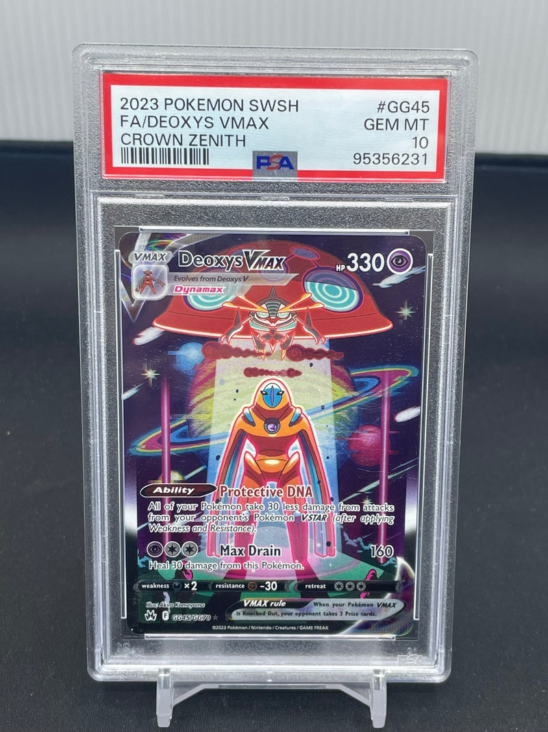 POKEMON - CROWN ZENITH - DEOXYS VMAX - FULL ART -