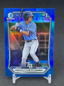 2026 TOPPS BOWMAN CHROME - BLUE REFRACTOR - 1ST BOWMAN - D. PIERCE - #BCP-77 - #'D/150