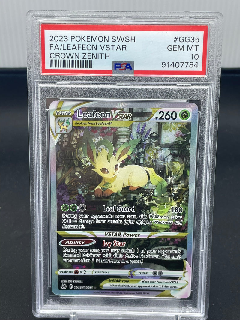 POKEMON - CROWN ZENITH - LEAFEON VSTAR - FULL ART -