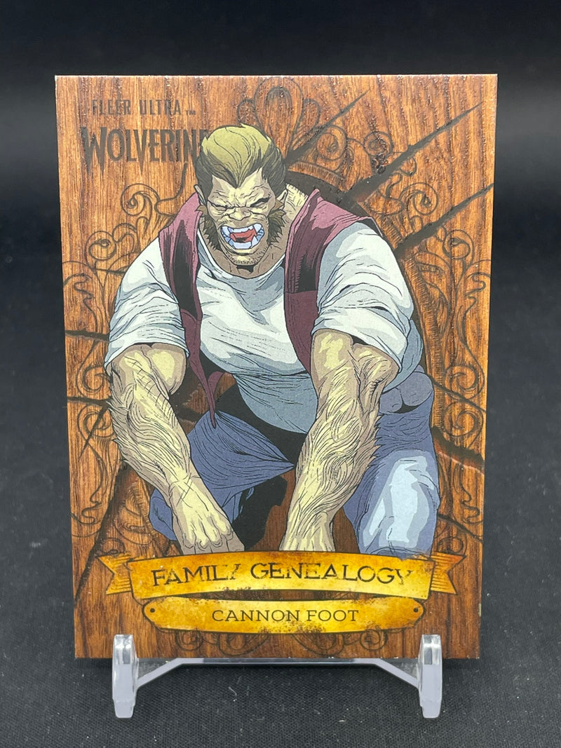 2023 UPPER ECK FLEER ULTRA WOLVERINE - FAMILY GENEALOGY - CANNON FOOT -
