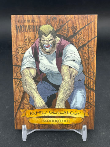 2023 UPPER ECK FLEER ULTRA WOLVERINE - FAMILY GENEALOGY - CANNON FOOT - #FG-27
