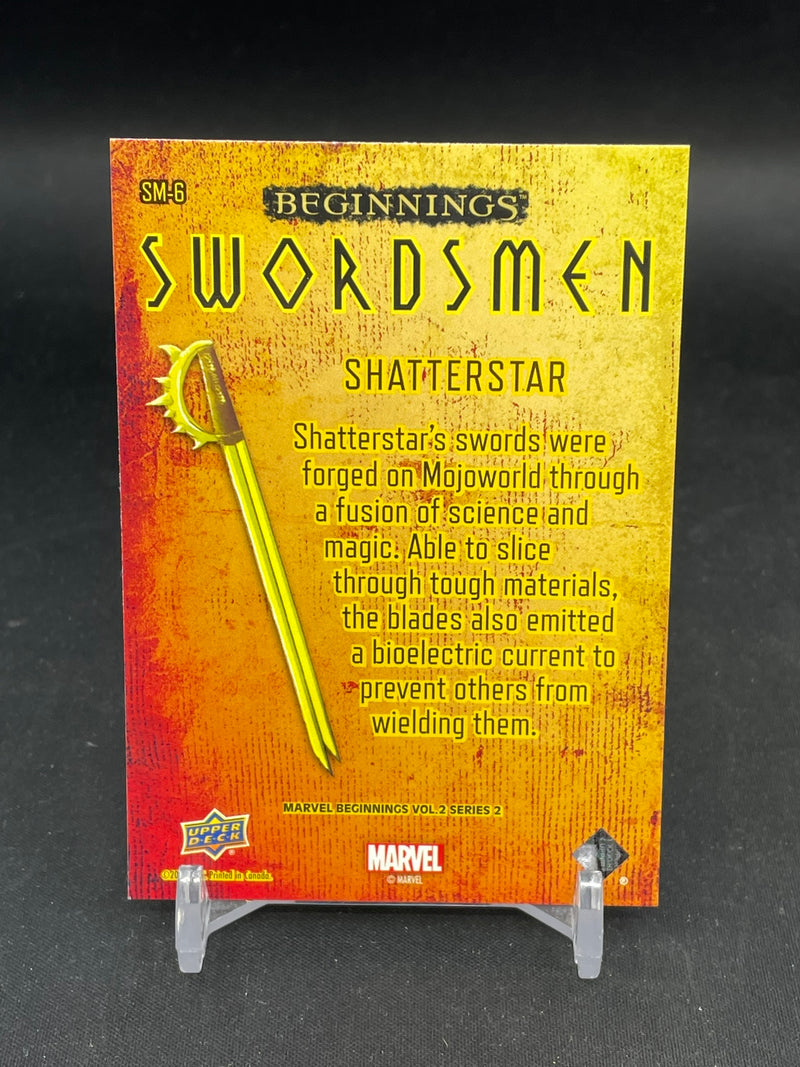 2024 UPPER DECK MARVEL BEGINNINGS VOLUME 2 SERIES 2 - SWORDSMEN - SHATTERSTAR -