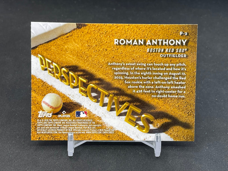 2026 TOPPS CHROME - PERSPECTIVES - R. ANTHONY -
