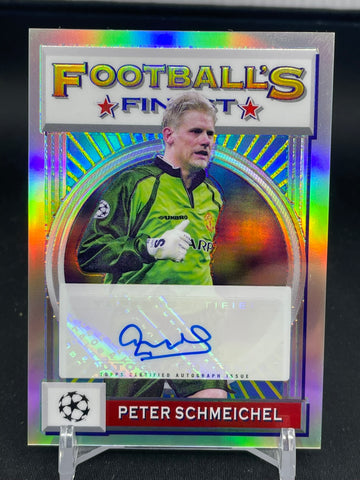 2021 TOPPS FINEST - FINEST FLASHBACKS - P. SCHMEICHEL - #FA-PS - #'D/75 - AUTOGRAPH