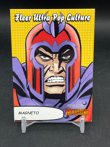 2023 UPPER DECK FLEER ULTRA WOLVERINE - FLEER ULTRA POP CULTURE - MAGNETO - #PC-17