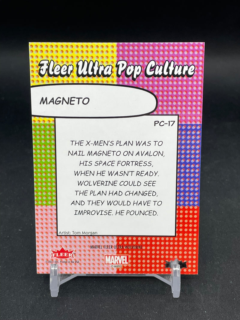 2023 UPPER DECK FLEER ULTRA WOLVERINE - FLEER ULTRA POP CULTURE - MAGNETO -