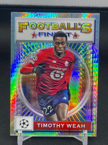 2021 TOPPS FINEST - FINEST FLASHBACKS - PRISM REFRACTOR - T. WEAH - #142 - #'D/35