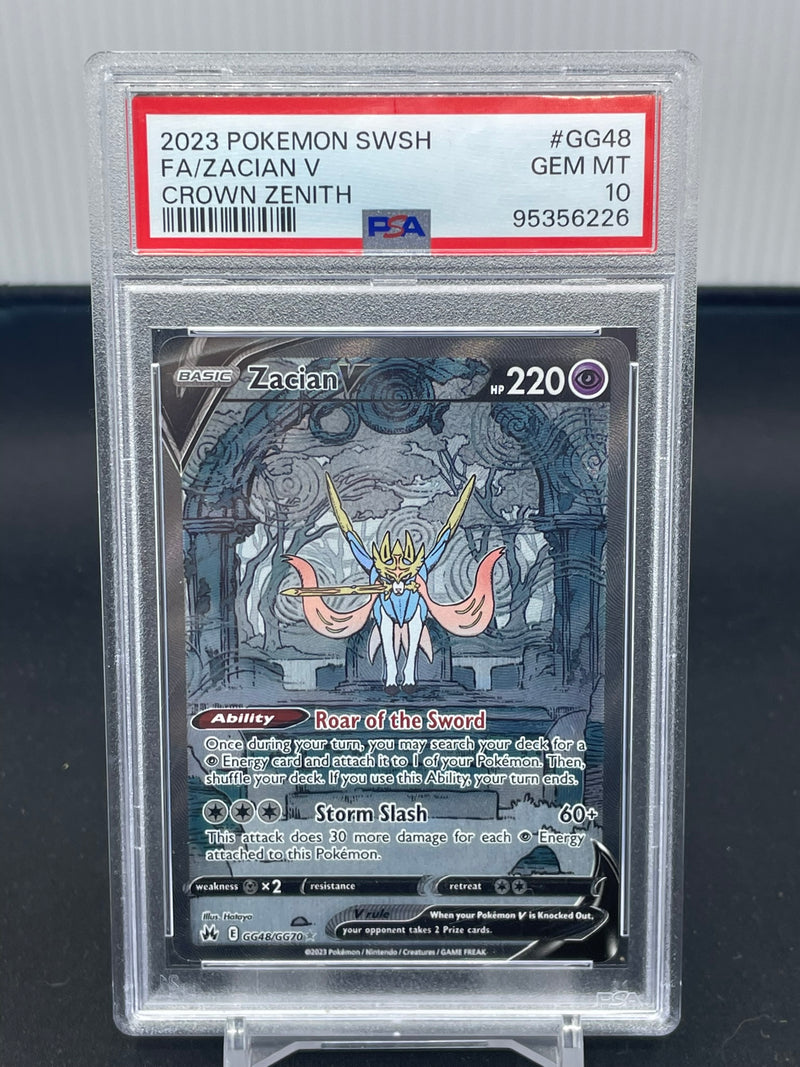 POKEMON - CROWN ZENITH - ZACIAN V - FULL ART -