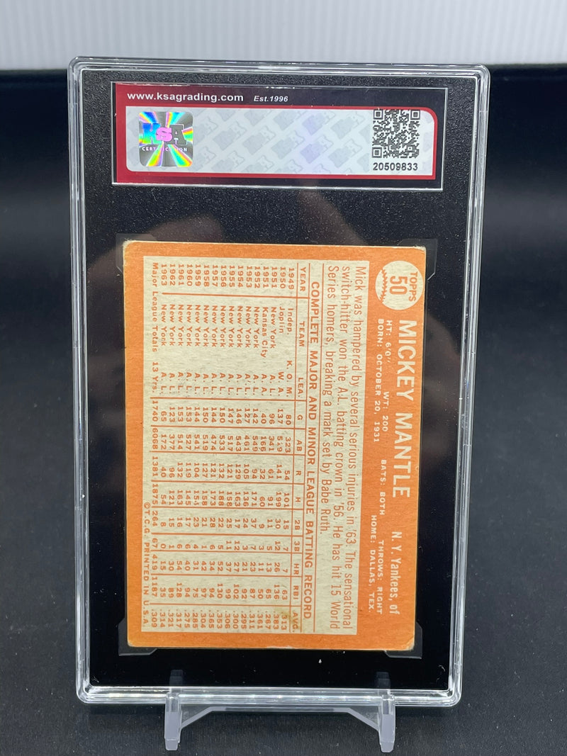 1964 TOPPS - M. MANTLE -
