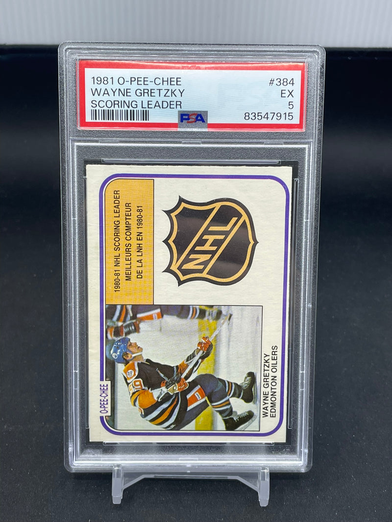 1981 O-PEE-CHEE - SCORING LEADER - W. GRETZKY -