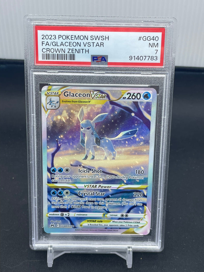 POKEMON - CROWN ZENITH - GLACEON VSTAR - FULL ART -