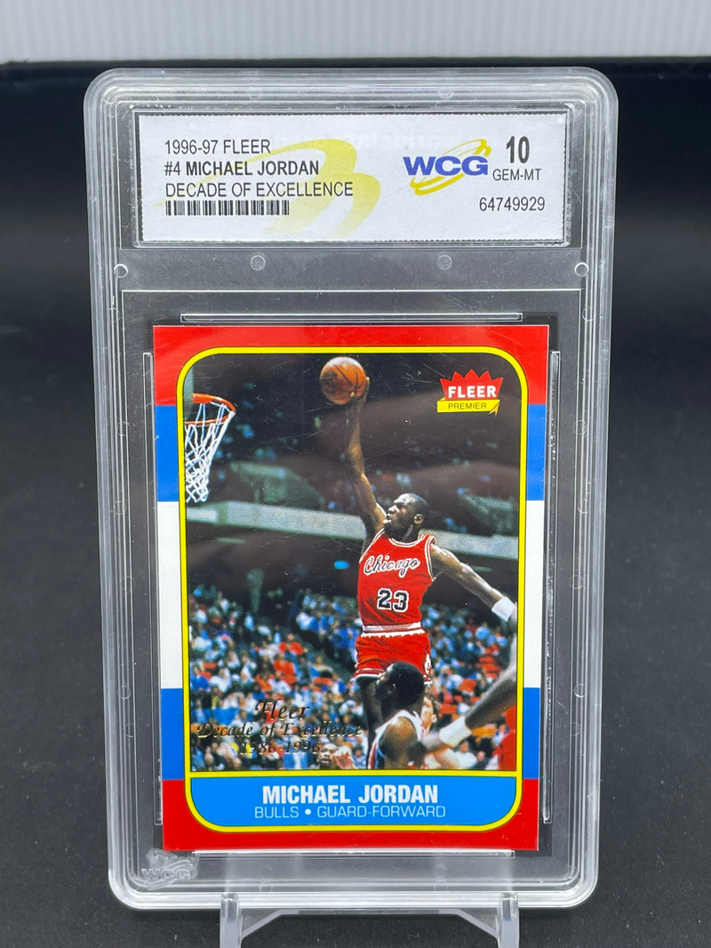 1996 FLEER - DECADE OF EXCELLENCE - M. JORDAN -