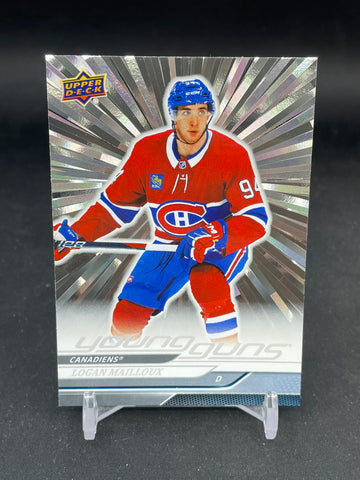 2024 UPPER DECK SERIES ONE - OUTBURST - YOUNG GUNS - L. MAILLOUX - #239 - RC