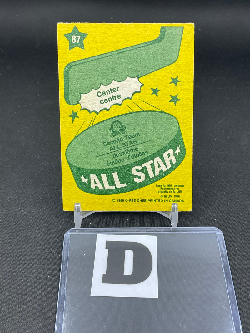 1980 O-PEE-CHEE - 2ND TEAM ALL-STAR - W. GRETZKY -