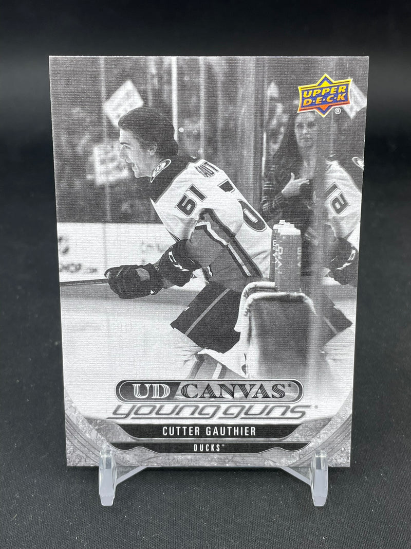 2024 UPPER DECK SERIES ONE - B/W - UD CANVAS - YOUNG GUNS - C. GAUTHIER -