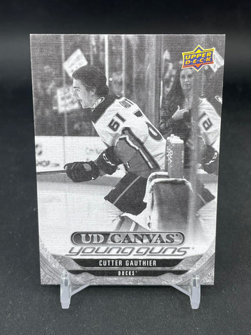 2024 UPPER DECK SERIES ONE - B/W - UD CANVAS - YOUNG GUNS - C. GAUTHIER - #C-95 - RC