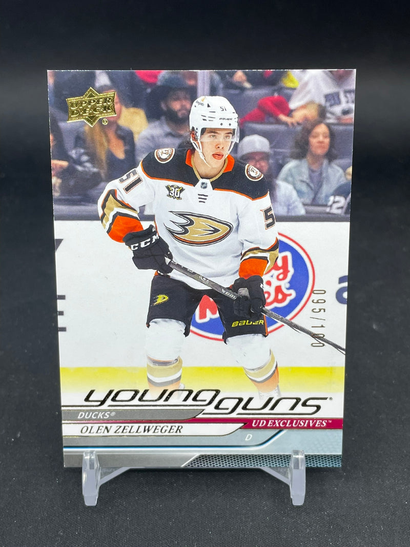 2024 UPPER DECK SERIES ONE - UD EXCLUSIVES - YOUNG GUNS - O. ZELLWEGER - #236 - #'D/100 - RC