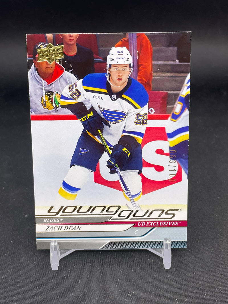2024 UPPER DECK SERIES ONE - UD EXCLUSIVES - YOUNG GUNS - Z. DEAN - #213 - #'D/100 - RC