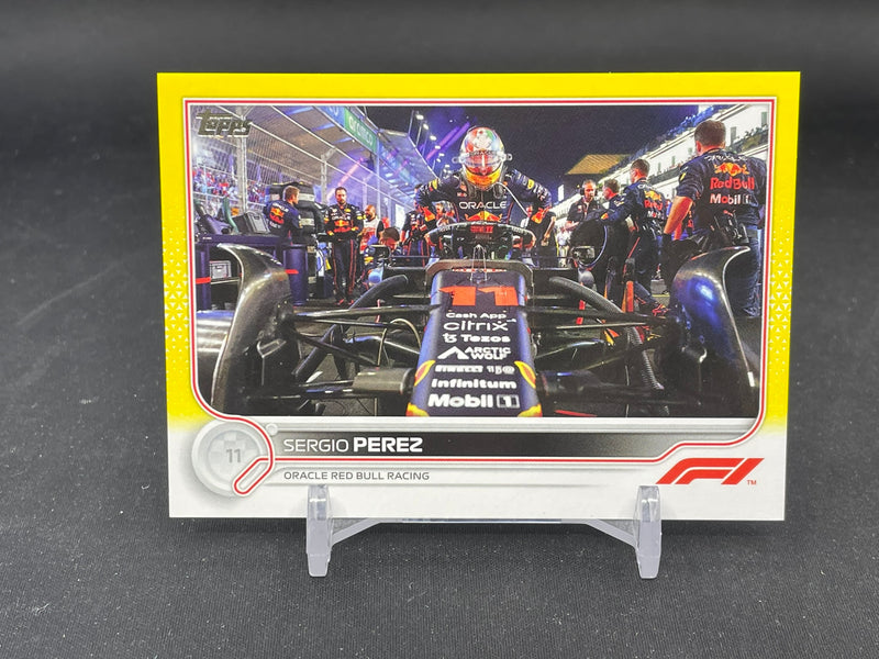 2022 TOPPS F1 - YELLOW - S. PEREZ - #23 - #'D/125