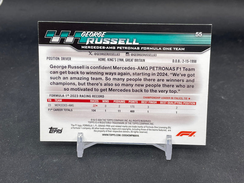 2024 TOPPS PADDOCK PASS - X-FRACTOR - G. RUSSELL -