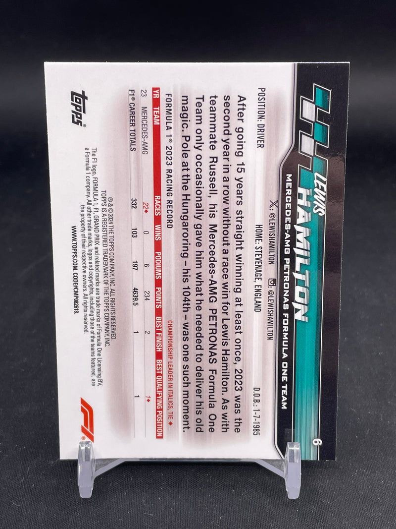 2024 TOPPS PADDOCK PASS - L. HAMILTON -
