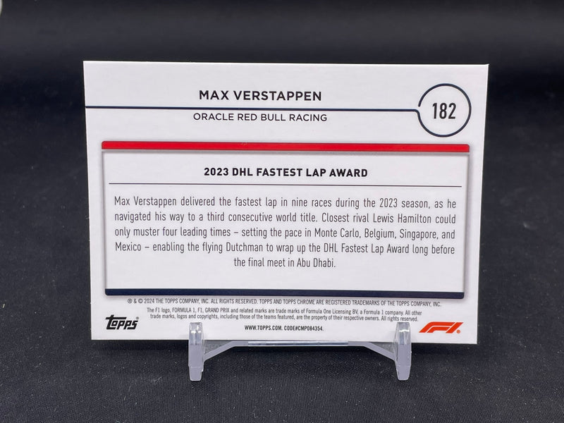 2024 TOPPS CHROME F1 - SEPIA REFRACTOR - M. VERSTAPPEN -