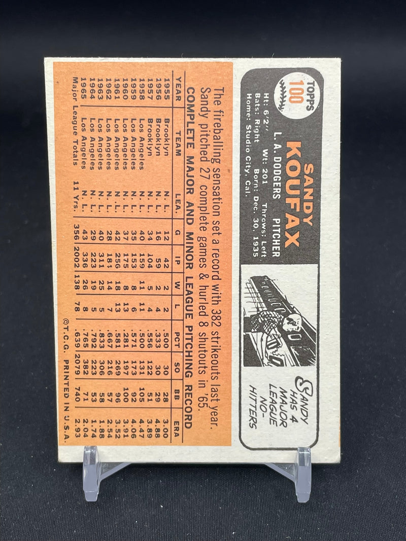 1966 TOPPS - S. KOUFAX -