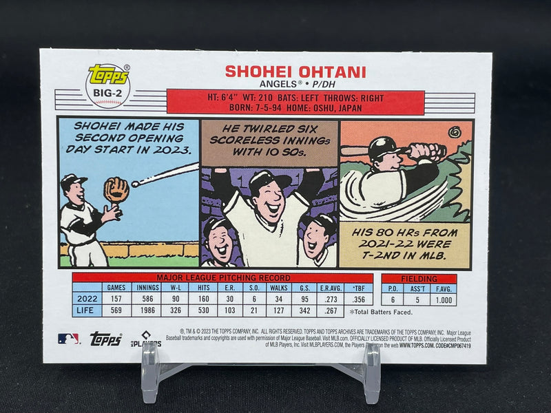 2023 TOPPS UPDATE - BOX TOPPER - S. OHTANI -