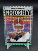 2025 PANINI MOSAIC - MOSAIC PRIZM - NOTORIETY - S. SANDERS -