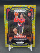 2023 PANINI PRIZM MONOPOLY - GOLD MILLIONAIRE SHIMMER - S. HENDERSON - #75 - #'D/500 - RC