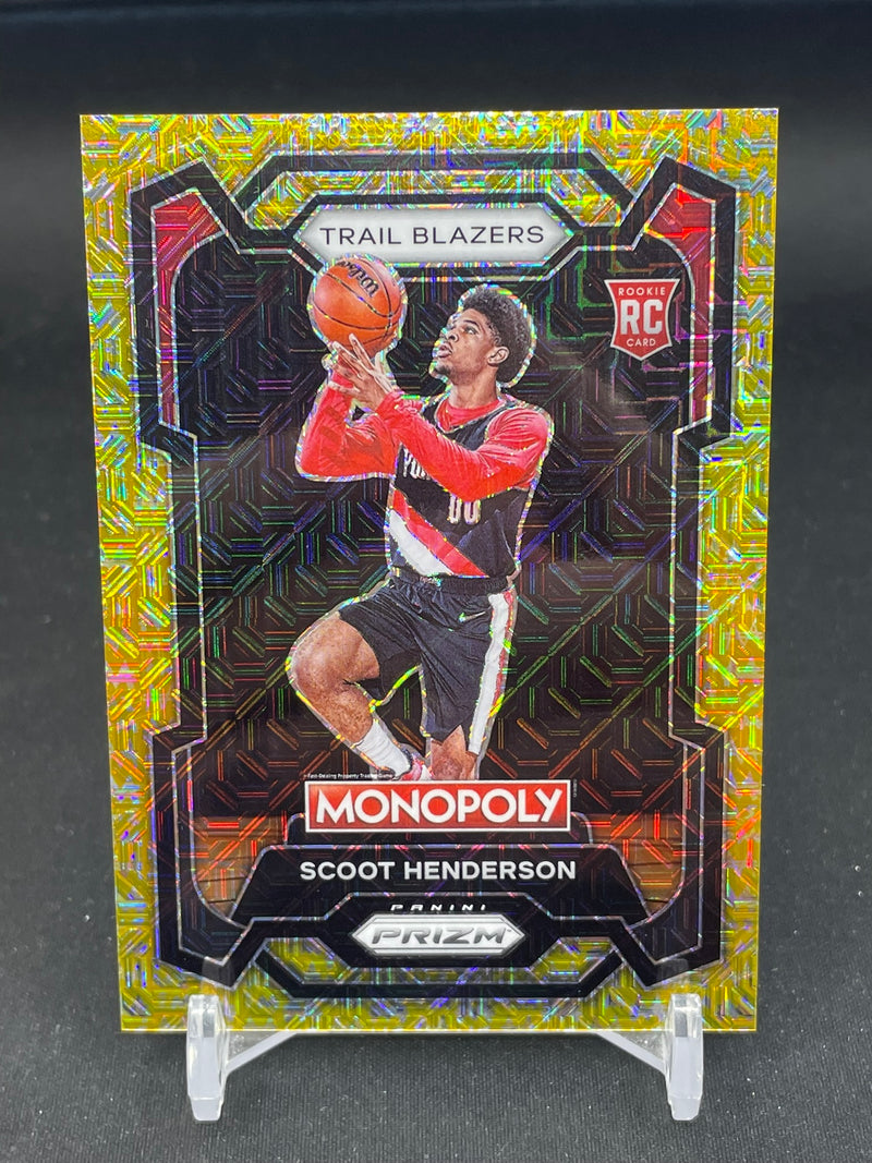 2023 PANINI PRIZM MONOPOLY - GOLD MILLIONAIRE SHIMMER - S. HENDERSON - #75 - #'D/500 - RC