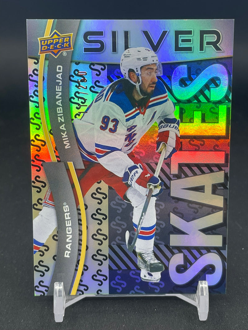 2024 UPPER DECK EXTENDED SERIES - GOLD - SILVER SKATES - M. ZIBANEJAD - #SS-17 - #'D/250