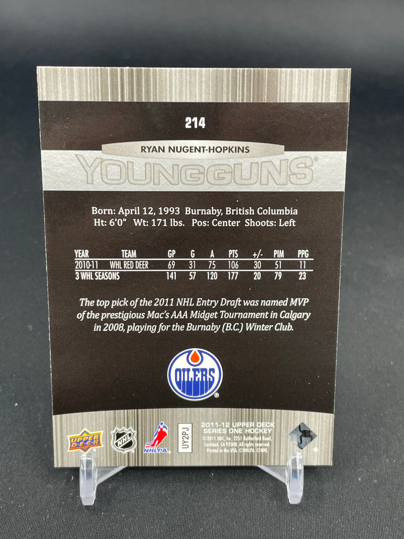 2011 UPPER DECK SERIES ONE - YOUNG GUNS - R. NUGENT-HOPKINS -