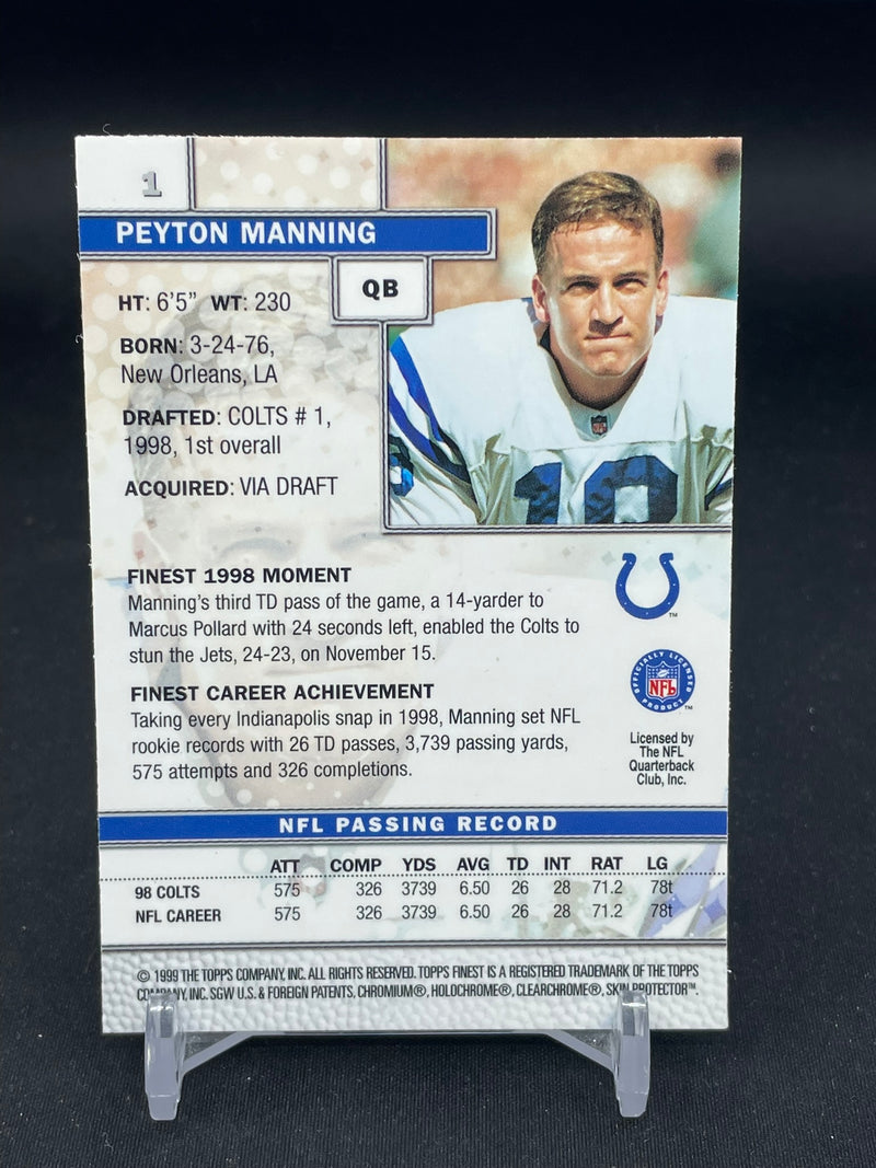 1999 TOPPS FINEST - P. MANNING -