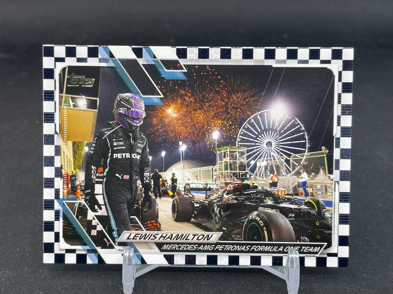 2021 TOPPS F1 - CHECKERED FLAG - L. HAMILTON -