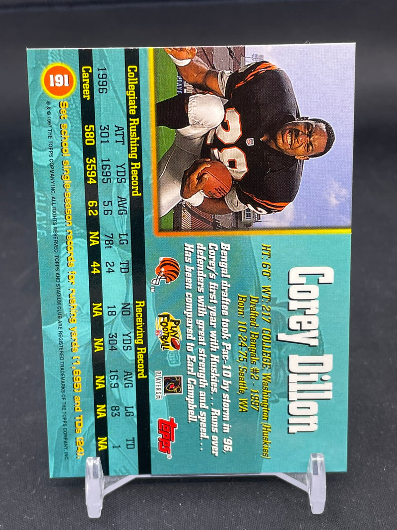 1997 TOPPS STADIUM CLUB - ROOKIE - C. DILLON -