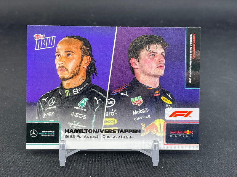 2021 TOPPS NOW - L. HAMILTON / M. VERSTAPPEN -