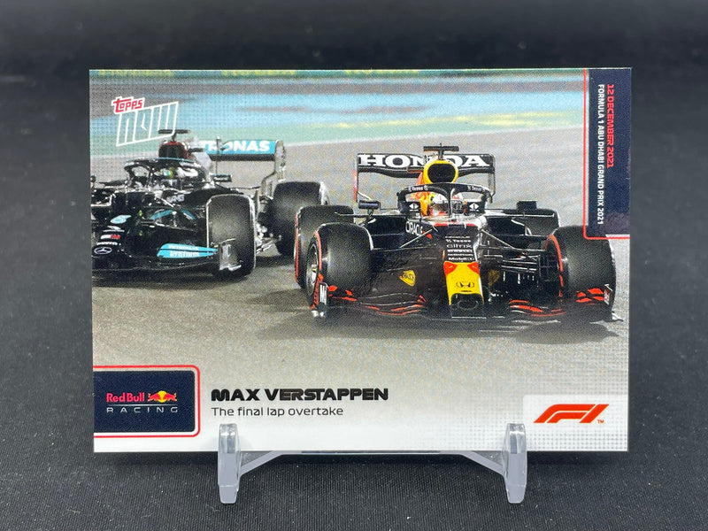 2021 TOPPS NOW - M. VERSTAPPEN -