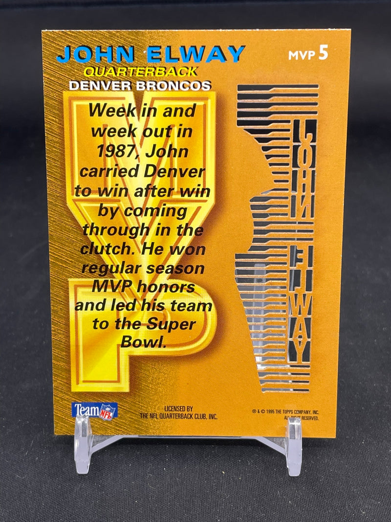 1995 TOPPS STADIUM CLUB - MVP - J. ELWAY -