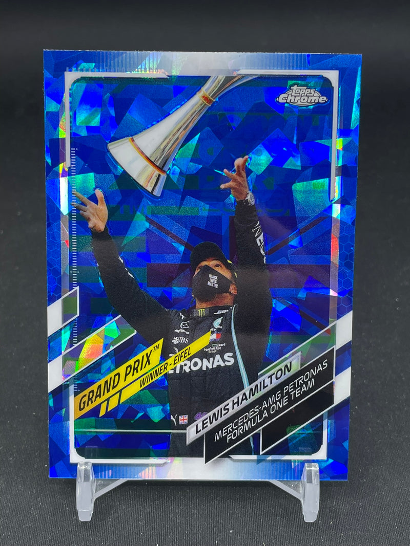 2021 TOPPS CHROME SAPPHIRE - CRACKED ICE - L. HAMILTON -