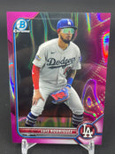 2022 TOPPS BOWMAN CHROME - FUCHSIA LAVA REFRACTOR - L. RODRIGUEZ - #BCP47 - #'D/199