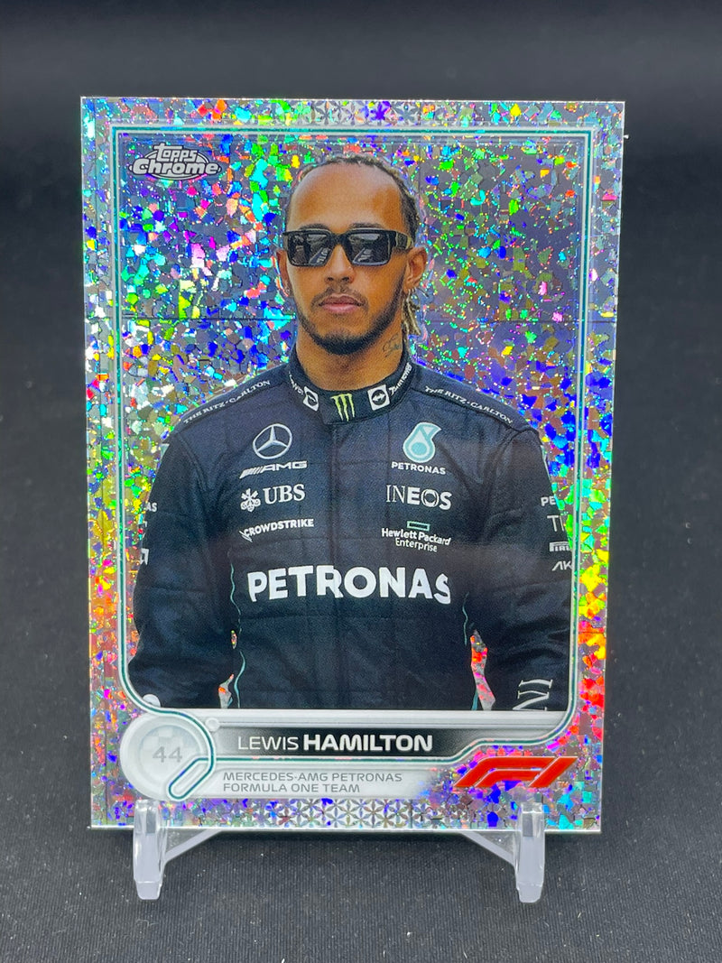 2022 TOPPS CHROME - MINI DIAMOND REFRACTOR - L. HAMILTON - #8 - #'D/299