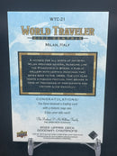 2023 UPPER DECK GOODWIN CHAMPIONS - WORLD TRAVELER CITY CENTRIC - MILAN ITALY - MAP RELIC