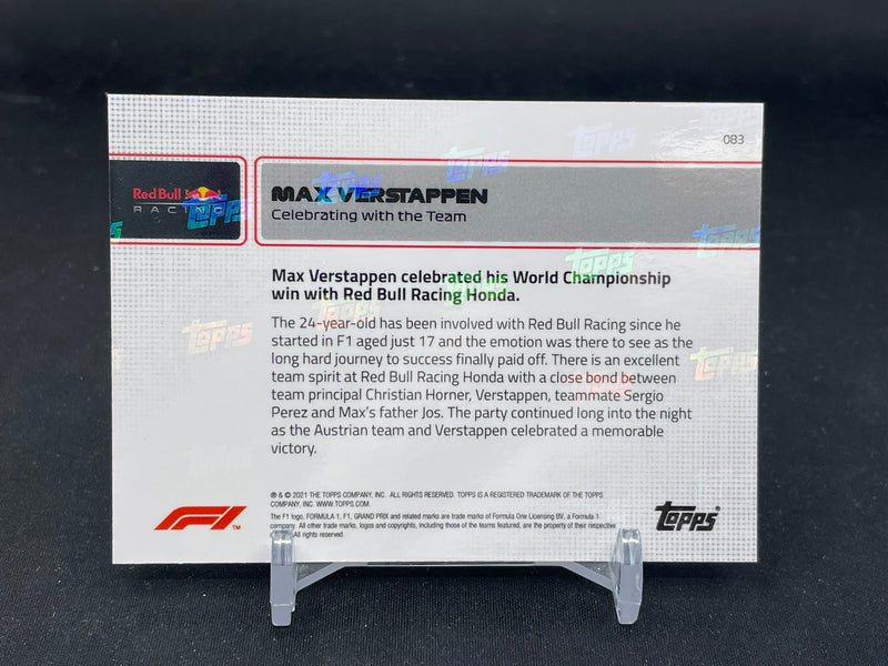 2021 TOPPS NOW - M. VERSTAPPEN -