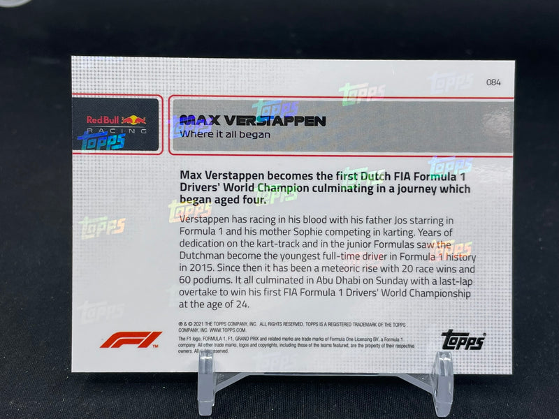 2021 TOPPS NOW - M. VERSTAPPEN -
