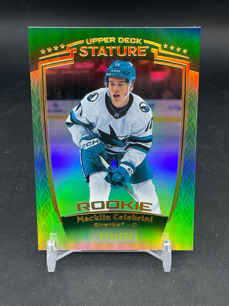 2024 UPPER DECK STATURE - GREEN - ROOKIE - M. CELEBRINI -