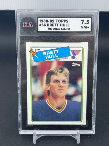 1988 TOPPS - B. HULL - #66 - KSA 7.5 - RC